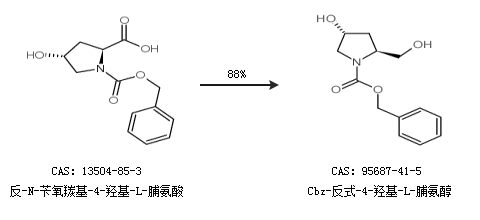 Cbz-反式-4-羥基-L-脯氨醇的合成路線有哪些?